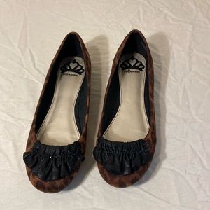 Fergalicious Fergie Leopard Print Suede Flats